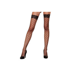 Bas filet noir autofixants 